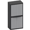 TERRY - JUMBO CAB 2900 QBLACK ARMADIO DA ESTERNO/INTERNO A DUE ANTE CON 3 RIPIANI