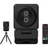 Nolansend Doppia webcam 4K, webcam magnetica 2 in 1 con telecomando, per apprendimento remoto, conferenze e riunioni di hosting, 2 fotocamere autofocus e microfoni, funziona con laptop/PC
