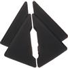 Supvox Paraspigoli per portiera dell'auto, in silicone, ammortizzante contro urti e graffi, universale, adatto per tutti i tipi di veicoli, 4 pezzi