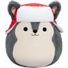 Squishmallows Squishmallow - Peluche FuzzAMallows Ryan der Christmas Husky, 30 cm, originale 2024