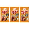 Mogyi Micro Pop Popcorn al Formaggio per Microonde - Snack Salato, Preparazione Rapida, 3×80 g (240g Cheese)