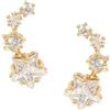 Betsey Johnson Zirconia cubica Shooting Star Crawlers, NO SIZE