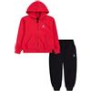 JORDAN JDN MJ BRKLN FT FZ SET ROSSO/NERO (023)