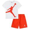 JORDAN JDB JUMBO JUMPMAN SHORT BIANCO/ARANCIONE (R7F)