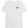 NIKE K NSW TEE EMB FUTURA LBR bianco (100)