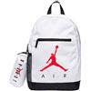 JORDAN AIR SCHOOL BACKPACK WITH PENCIL CASE UNISEX SET bianco (001)