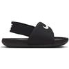 NIKE KAWA SLIDE (TD) NERO/BIANCO