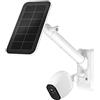 HOLACA Supporto da parete 2 in 1 compatibile con AR-lo Pro 4/3/Ultra/Essential, eufyCam 1/2/2C/2C Pro/3/3C/E, per fotocamera e pannello solare con filettatura da 1/4, bianco