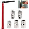 GIUSOBG Chiave per Rubinetto Sottolavello, Utensile per L'installazione dei Rubinetti 8-13 mm, Chiavi a Tubo per Rubinetti per L'installazione del Bagno in Cucina
