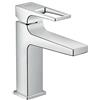 hansgrohe Metropol Miscelatore monocomando lavabo 110 con maniglia a staffa e saltarello, cromo, 74506000
