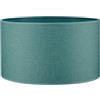 home sweet home collection Home Sweet Home Paralume in tessuto - D.40 x H.22 cm - Effetto lino - Turchese - E27 - per piantana & lampadario