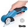 Yapasopu portatile forbici elettriche 320RPM 1500mAh Ricaricabile taglia cartone forbici elettriche per tessuti Spessore massimo di taglio 8 mm Taglio per Pelle, Cartone, Moquette