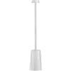 SHOT BOTLIGHTING TAG Lampada da Tavolo LED Ricaricabile con Touch Dimmer|Autonomia25h|Ricarica USB con Base di Ricarica|IP54 per Interni ed Esterni |Design Originale in Alluminio (BIANCO)