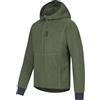 Höhenhorn Apennin - Felpa leggera in pile da uomo con cappuccio Full Zip Microfleece, Blu scuro, L
