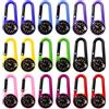 INNAL 18 Pezzi Moschettoni per Bussola Portachiavi Portatile Mini Bussola Bambini 9 Colori per Attività All'aperto Viaggi Escursioni Campeggio