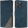 SONWO Cover per Xiaomi Redmi Note 12 PRO 5G Custodia, Flip Caso in PU Pelle Case Cover Premium Portafoglio Custodia per Xiaomi Redmi Note 12 PRO 5G, Supporto Stand, Slot per Schede, Blu