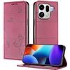 XINYEXIN Custodia in Pelle per Oppo Find X9 Pro | Rosso, Cover a Libro, Portafoglio, Blocco RFID, Slot per Carte, Chiusura Magnetica, Supporto, Antiurto