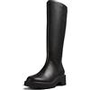 Camper Milah K400659, Stivale medio Donna, Nero 001, 37 EU