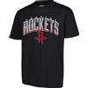 Ultra Game UNK Arco Plexi NBA S/S Tee, Uomo, GTM1862F-HR-Small, Nero, S