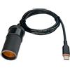 DSD TECH MagicConn SH-CP12M Adattatore da USB-C a accendisigari da 12 V per registratore GPS per auto