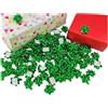 GMM Coccarde da Regalo Adesive, Fiocchi da Regalo Adesivi, Confezione da 100 pz Metalliche, x Regali Natale, San Valentino, Compleanno, Laurea e Ricorrenze Varie 2.5cm (Verde)
