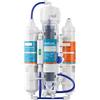 Measury Impianto ad osmosi inversa per acquario 380 l/giorno + set filtro resina 630 ml - Sistema ad osmosi inversa e filtro per acqua pura