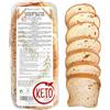 Line@Diet Pane bauletto BIANCO KETO PROTEICO Line@diet | 30% di PROTEINE, low carb, low sugar, ipocalorico, ricco di FIBRE (1 confezione pane bianco)