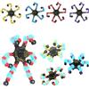 YDYSAA 8 Pezzi Hand Spinner Fidget Toy DIY Deformabile Fidget Spinner Luminosi Giocattoli Sensoriali Divertenti Robot Giocattolo a Catena Trasformattabile per Celebrare Vacanze, Feste, Regali Di Natale