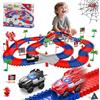 Kssvzz Spider Pista Macchinine 2 3 4 5 6 Anni Bambino, Flessibile Giocattolo Pista Auto Elettriche, Regalo Compleanno Natale Giochi per Bambini 2-8 Anni (212 Pezzi)
