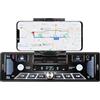 Trevi SCD 5602 BT Autoradio FM 40W con Supporto Estraibile per Smartphone Fino a 7, Funzione Audio Wireless e Conversazioni Vivavoce, Ingressi USB e AUX-IN, Display LCD e USB Fast Charge
