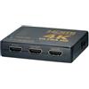 Maxtrack CS 1-5L - Switch HDMI con telecomando, colore: Nero