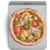 BURNHARD Pala per pizza in acciaio inox BURNHARD® Design robusto, Ottimizzata per pietre refrattarie, Uso con una mano, Perfetta per forno e grill - Pala per pizza in acciaio inox