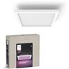 Philips Hue White and Color Ambiance Surimu, Plafoniera Smart Quadrata, Luce Bianca o Colorata, Dimmerabile, 25W, Bianco