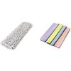 Mery | Ricambio in microfibra + Set 4 panni in microfibra | Pulizia | Mop e Panni