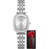 CIVO Orologio Donna Acciaio Piccolo: Orologi Argento Analogico Impermeabile - Orologi da Polso Diamanti Quarzo Classico - Regalo Moda per Donna e Ragazze
