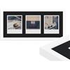 WANDStyle Cornice per Polaroid bianco, per 3 fotos istantanea, in legno, in stile moderno, da appendere, Made in Germany - H950