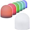 ideen mit herz 6 luci a LED con cambio colore e funzione timer, 3,8 cm x 3,7 cm, incluse pile a bottone, decorazione luminosa da tavolo per feste in giardino, mini-lampadine colorate per feste