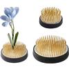 WANDIC Flower Frogs, 2 PCS Rotondo Ikebana Kenzan Perno Disposizione Fiori Fisso Disposizione Pin for Art Home Office Decoration