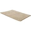 Comart - Tappeto Bagno Shaggy - Tappetino Super Assorbente - Antiscivolo - Lavabile in Lavatrice - Ultra Morbido - Moderno Scendi Doccia o Vasca - Assorbi Acqua - Texture in 3D - Beige - 45x75 cm