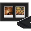 WANDStyle Cornice per Polaroid nero, per 2 fotos istantanea | In legno, in stile moderno, da appendere, Made in Germany - H950