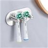 YYBO Porta Testine Spazzolino Elettrico, YYBO Porta Spazzolino da Muro, Porta Spazzolino Elettrico, Portaspazzolini da Bagno, Porta Spazzolini Elettrici (Argento, Piccola)