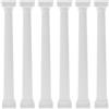 GANAZONO Mini Colonne Romane Decorative in Gesso 6 Pezzi 6.69 Pollici Per Decorazioni Tavolo Zen Casa Giardino Supporto Fotografico Stile Classico Romano