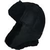 CUCUBA Cappello di Pelle di Montone Shearling Invernale Ushanka Uomo Cappello Pilota Aviatore Sovietico da Neve con Paraorecchie (M)