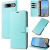 KKEIKO Cover per Google Pixel 8A 5G, Antiurto Custodia in PU Pelle con Blocco RFID, Magnetico Protettiva Cover per Google Pixel 8A 5G, Verde