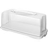 Scatola rettangolare con manico 21x36xh12 cm in cartone bianco Decora
