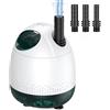 Pawfly 3400 L/H 60W Pompa Sommergibile per Acqua Piccola Pompa Portatile per Acquari con Prevalenza di 3,05 m, Ultra Silenziosa con 3 Ugelli e Cavo di Alimentazione di 1,74 m, per Laghetti ECC