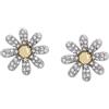 Betsey Johnson Orecchini Margherita, NO SIZE