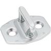 EMSea 1 pezzo blocco Striker Porta posteriore sinistra anteriore sinistra destra serratura Striker A9067200004 Compatibile con Mercedes Benz Sprinter 906-910