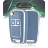 LELNOOS Cover Chiave Auto, Silicone Custodia Chiave Protettiva Copri Chiavi per Opel Vauxhall Corsa D E Adam Astra J Mokka X Insignia Zafira C Tourer Meriva B Cascada Chevrolet Cruze, 2 Tasti
