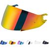JQF Gear Visiera Casco Moto per Shark D Skwal D-Skwal 2 Spartan Carbon,Sostituzione della Visiera della Lente del Casco del Parabrezza del Motociclo per Il Casco Integrale (Rosso)